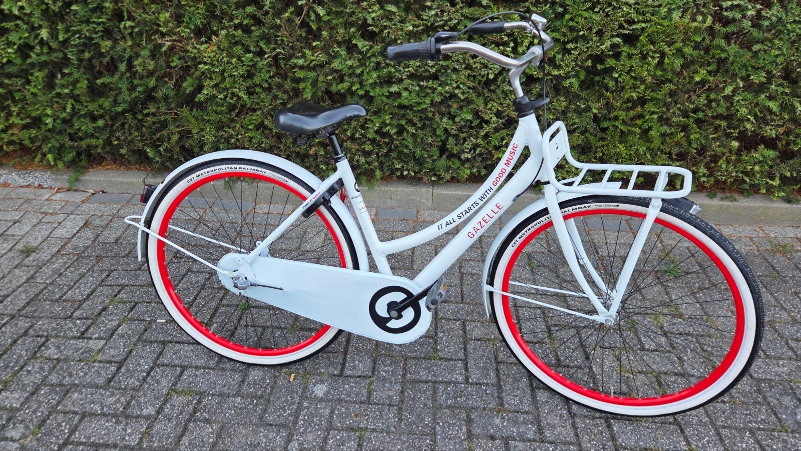 Gazelle Spinnin' Records Limited 28 " Edition Damesfiets, Ophalen, Terugtraprem, Gebruikt, Versnellingen