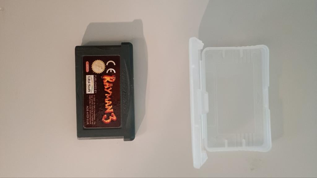 Rayman 3: Hoodlum Havoc GBA met beschermdoosje, Spelcomputers en Games, Games | Nintendo Game Boy, Avontuur en Actie, 1 speler