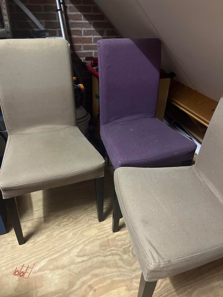 6 IKEA Hendriksdal eettafel stoelen, Huis en Inrichting, Stoelen, Gebruikt, Overige kleuren, Ophalen of Verzenden, Vijf, Zes of meer stoelen