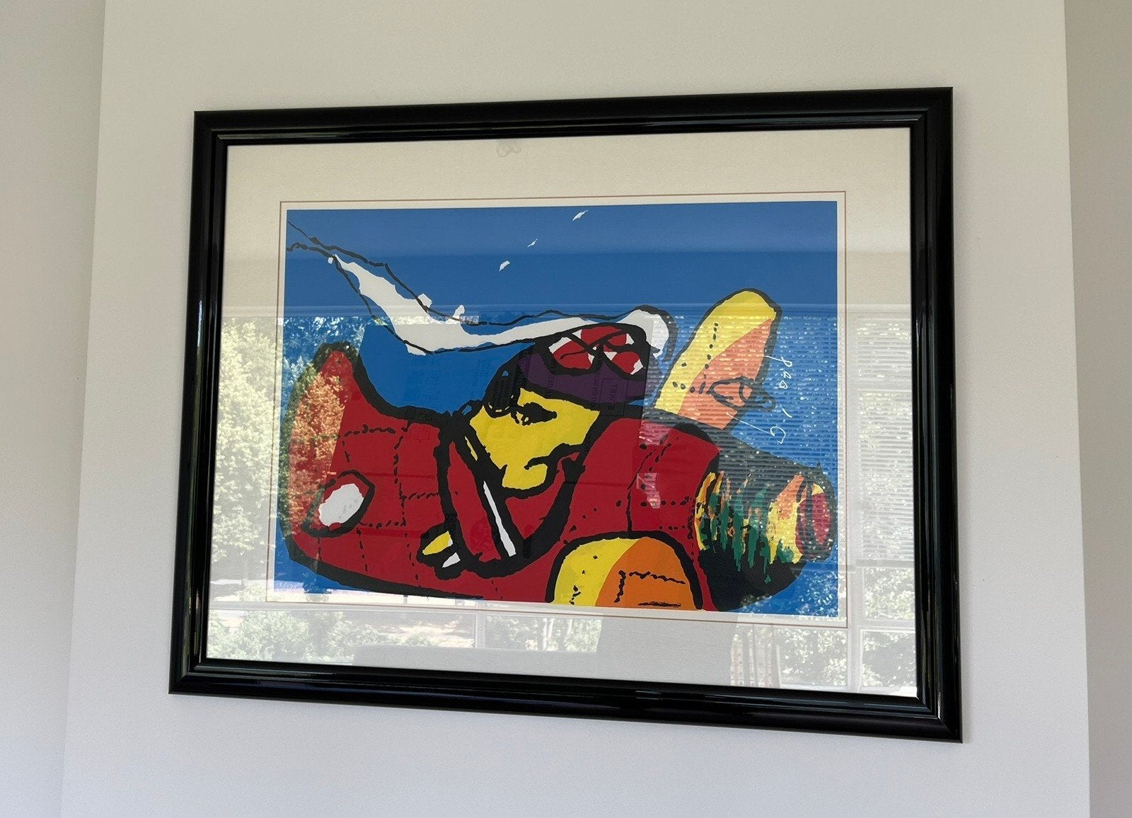 Herman Brood Red Baron genummerd met certificaat, Antiek en Kunst, Kunst | Litho's en Zeefdrukken, Ophalen