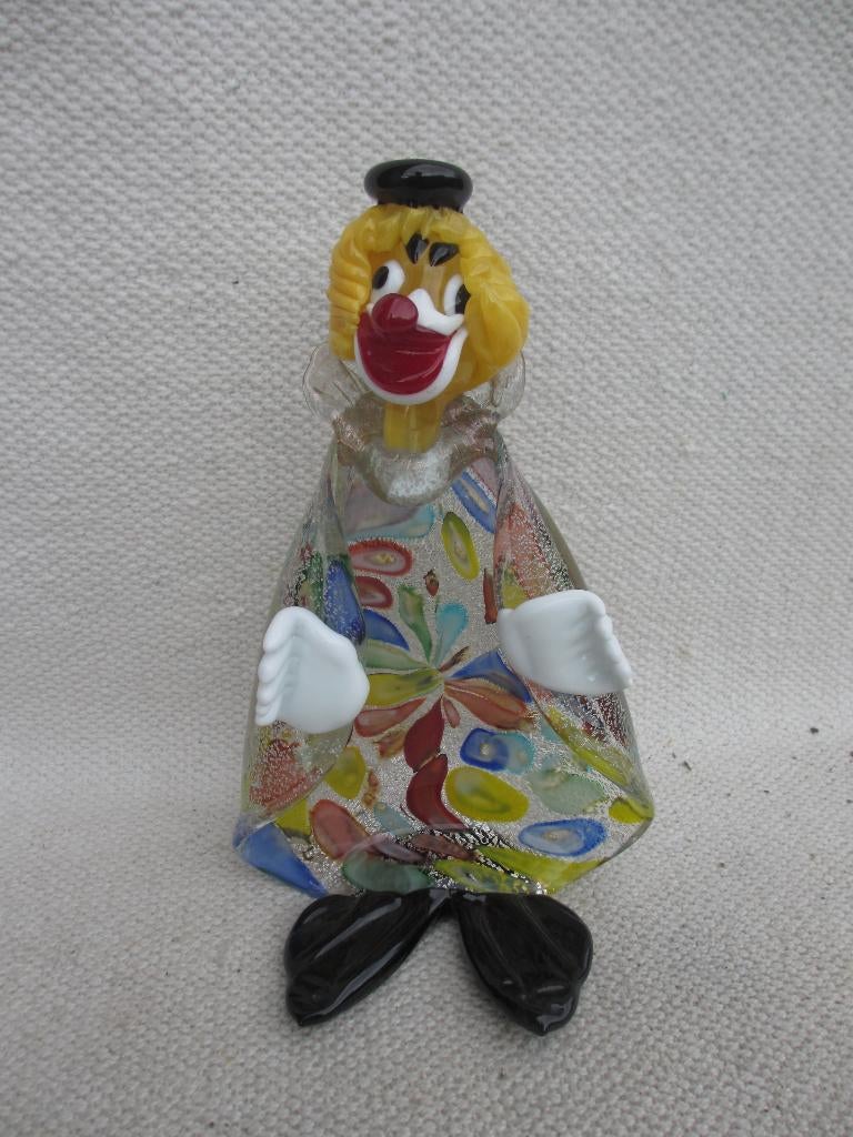 Vintage Murano glas clown jaren 50/60, Ophalen of Verzenden