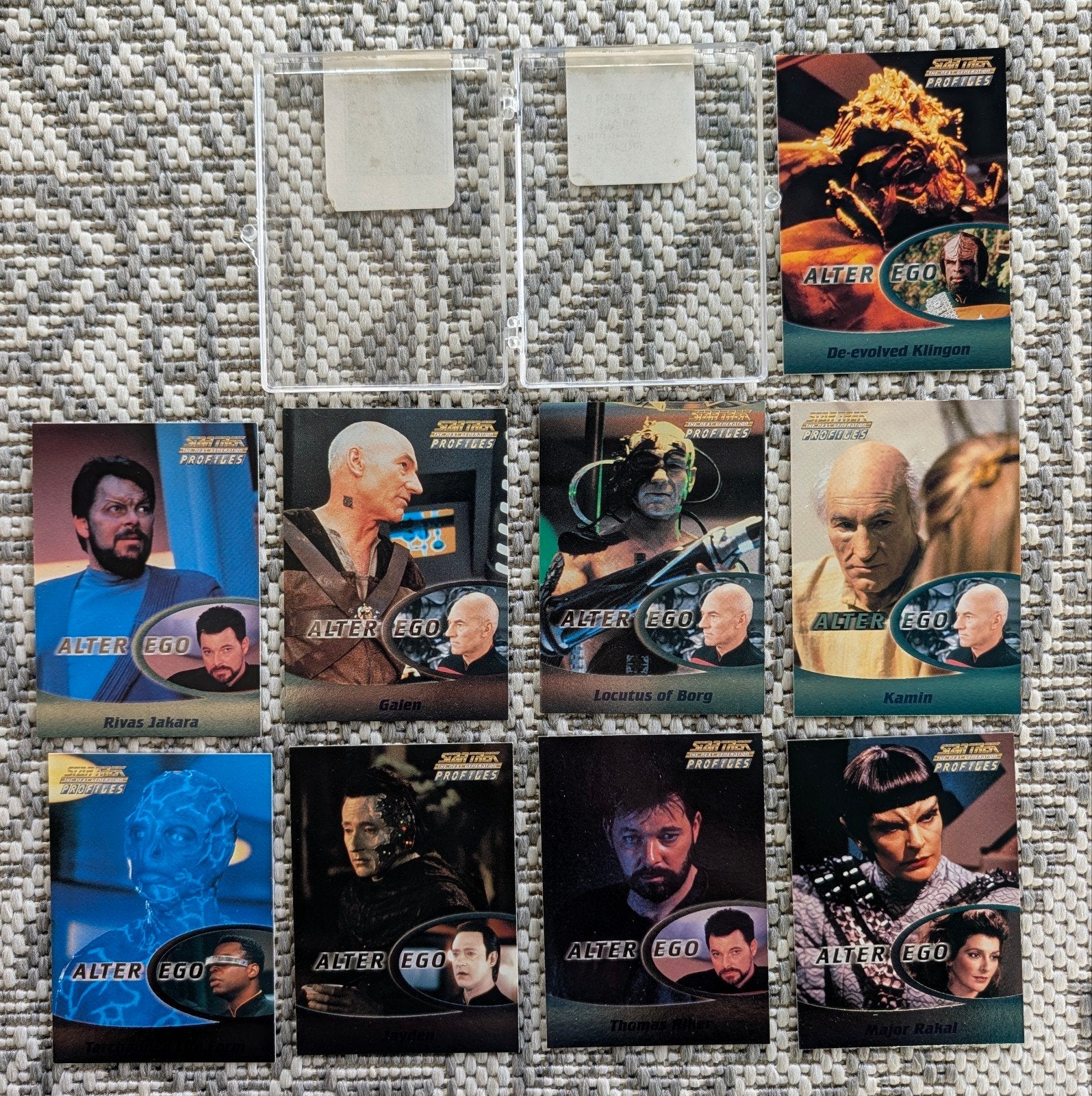 Star Trek TNG Profiles – Complete 9-delige "Alter Ego" Set (, Verzenden