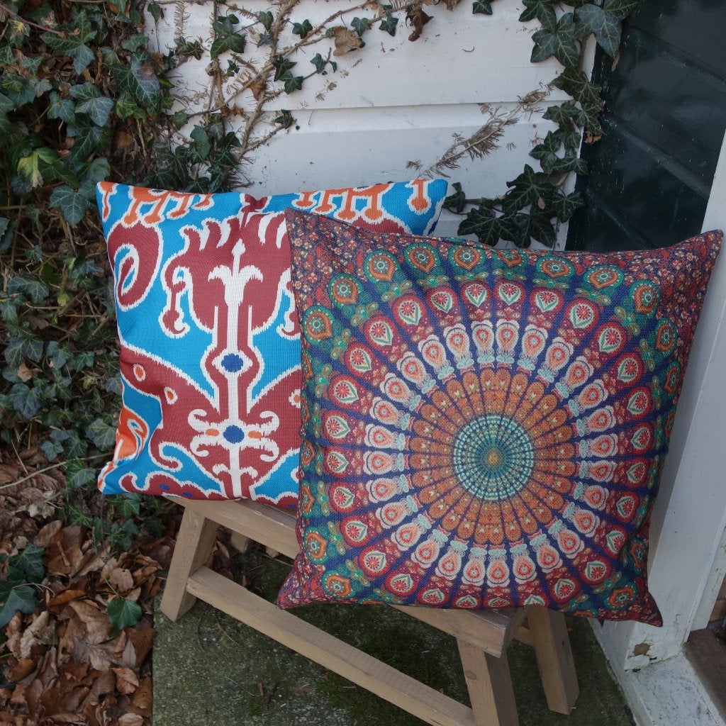 Ibiza stijl kussenhoezen - diverse modellen - 44 x 44 cm, Dekussenkraam@gmail.com, Wasbaar, Verzenden, De kussenkraam