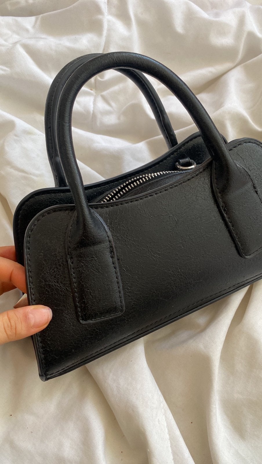 Black handbag, Ophalen of Verzenden, Zo goed als nieuw, Zwart, Handtas