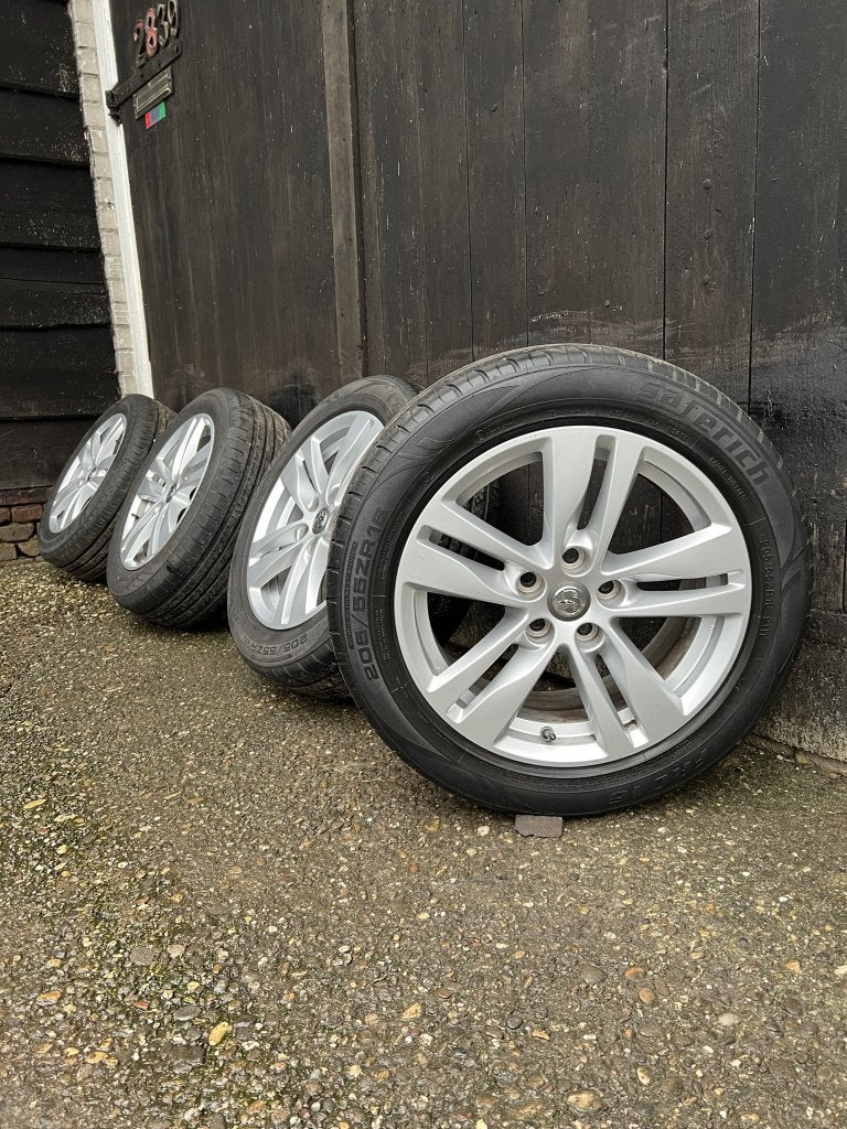 Originele Opel Astra K Zafira velgen 16” 5x105 zomerset zgan, Auto-onderdelen, Banden en Velgen, Niet ingevuld, Gebruikt, 16 inch
