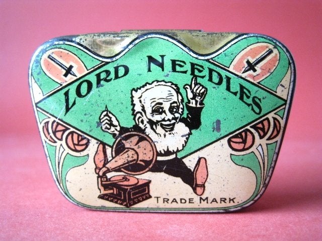 Lord Needles grammafoon naalden blik 1920, Ophalen of Verzenden, Gebruikt, Overige