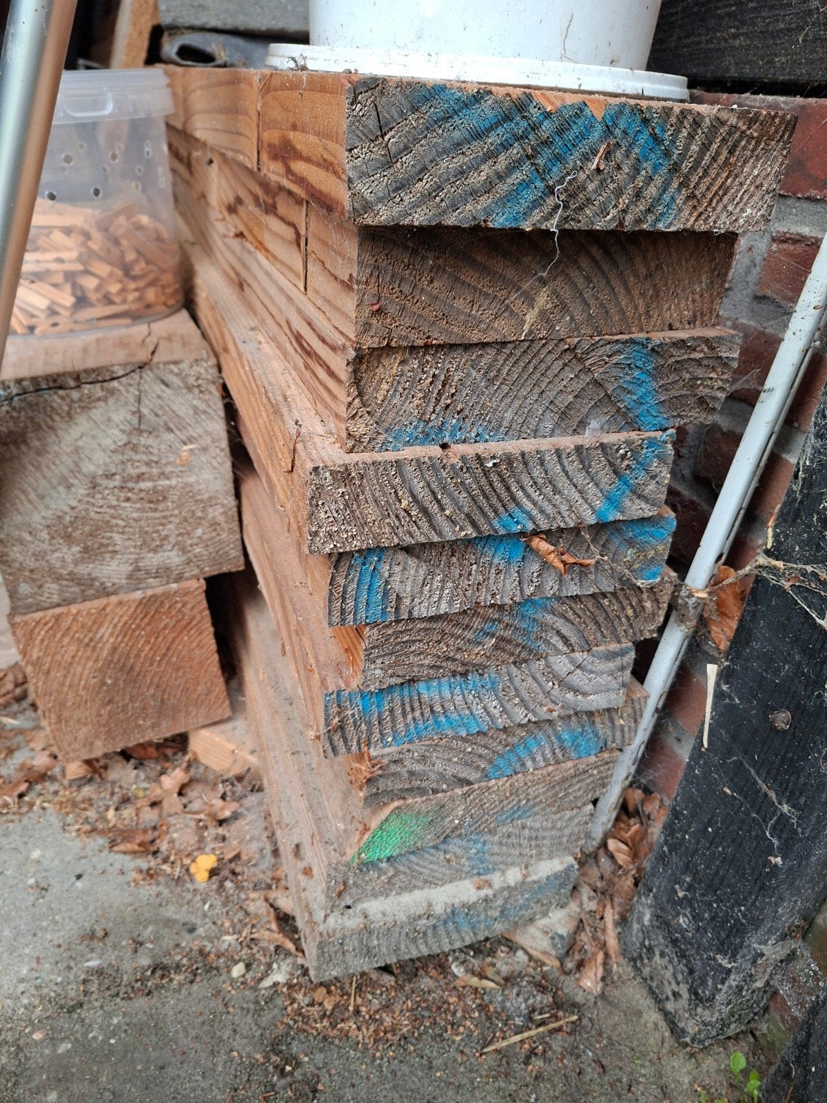 Douglas balken 11x 20x5x500 en 1x 15x15x400, Ophalen, Nieuw, 250 cm of meer, Balken