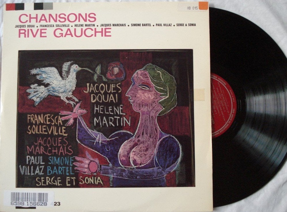 Chansons Rive Gauche, Ophalen of Verzenden, Gebruikt, 12 inch, LP