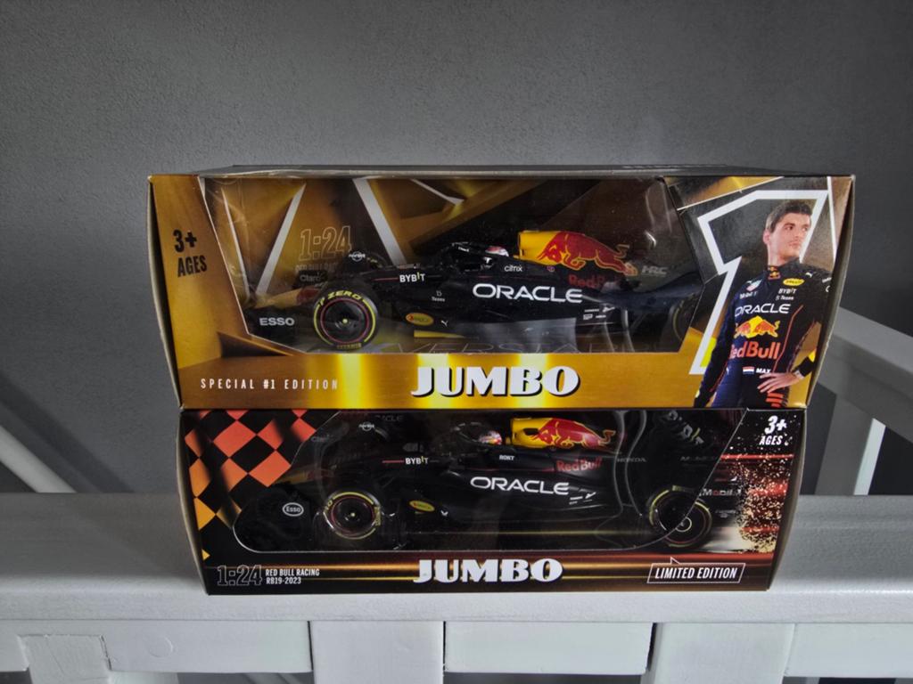 Max Verstappen Red Bull Racing F1 Auto 1:24 Jumbo, Ophalen of Verzenden, Nieuw, Auto, Overige merken