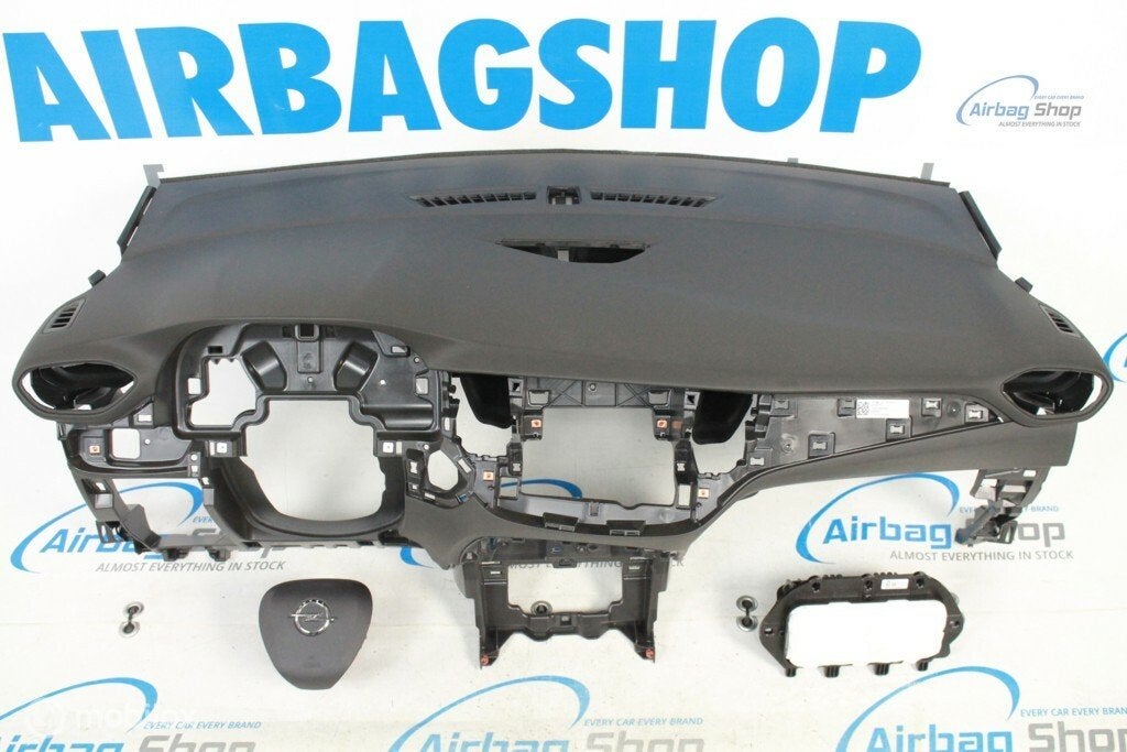Airbagset - Dashboard zwart Opel Crossland X (2017-heden), Gebruikt, Ophalen of Verzenden