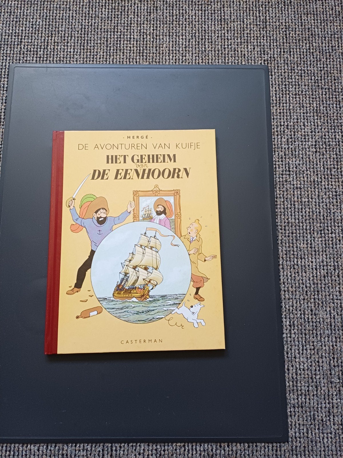 Kuifje - Het Geheim van de Eenhoorn (Hergé), Eén stripboek, Ophalen of Verzenden, Zo goed als nieuw, Hergé