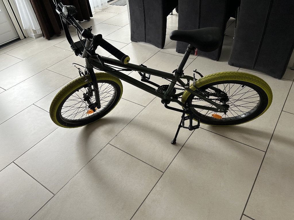 BMX voor kinderen 20"  groen 9-14 jaar, Ophalen, 16 tot 20 inch, WIPE, Velgrem