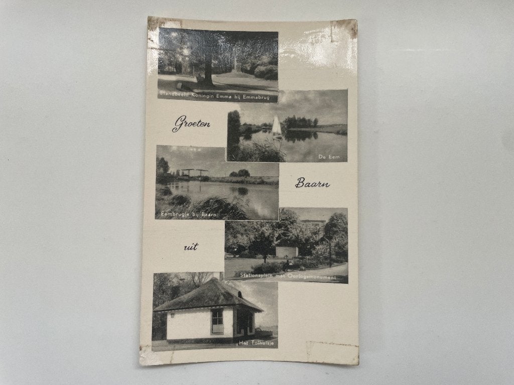 D885 Oude ansichtkaart Utrecht : Groeten uit Baarn, Ophalen of Verzenden, Voor 1920, Gelopen, Utrecht