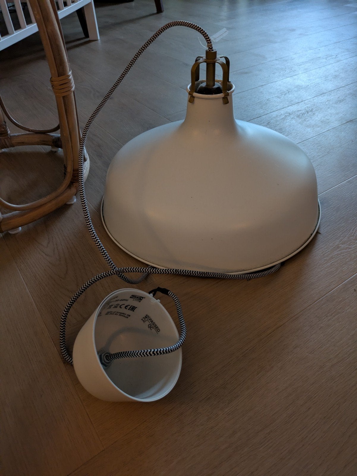 Ranarp hanglamp Ikea tafellamp, Ophalen