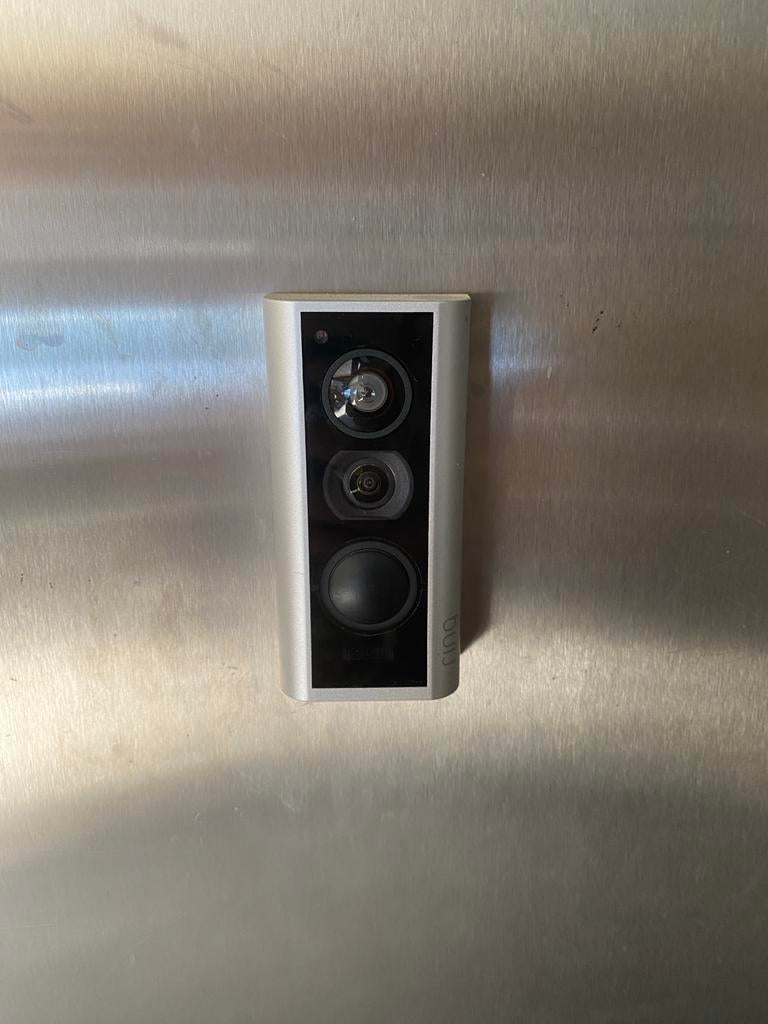 Ring Door View Cam - Slimme Deurbel met Camera, Ophalen of Verzenden, Ingebouwde camera, Zo goed als nieuw, Draadloos