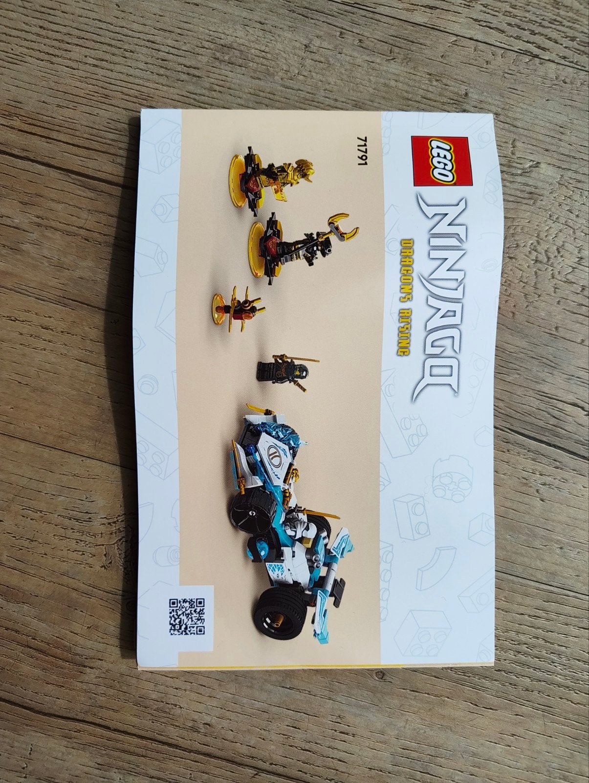 Lego Ninjago Zane's Draken Power Spinjitzu Raceauto 71791, Lego, Ophalen of Verzenden, Zo goed als nieuw, Ninjago