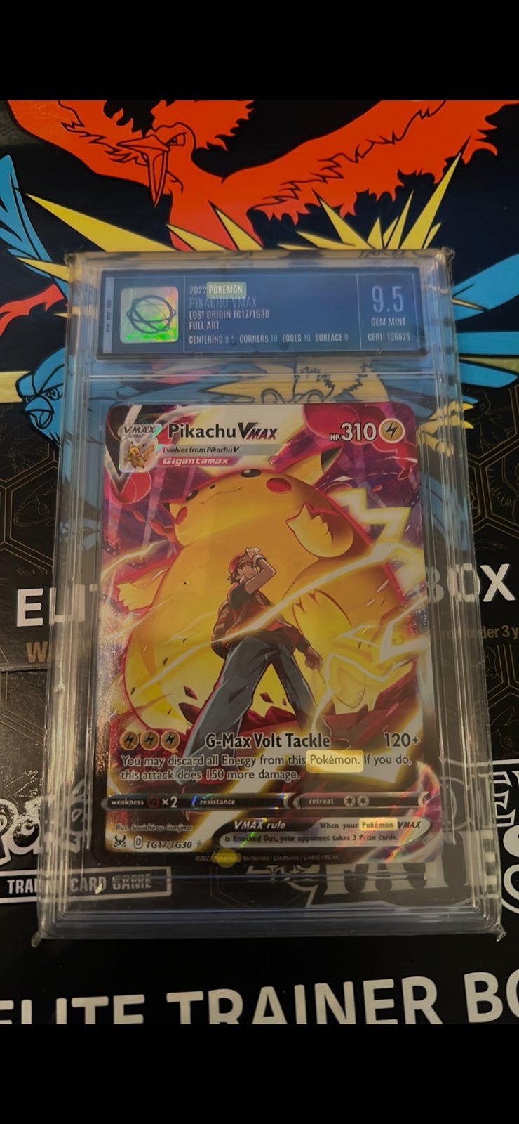 Pikachu VMAX Lost Origin UGS 9.5, Verzenden, Zo goed als nieuw