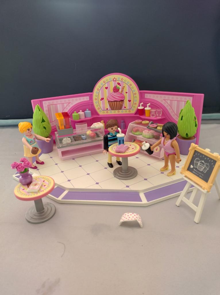 Playmobil City TaartenWinkel / IJssalon (9080), Kinderen en Baby's, Speelgoed | Playmobil, Ophalen of Verzenden, Gebruikt, Complete set