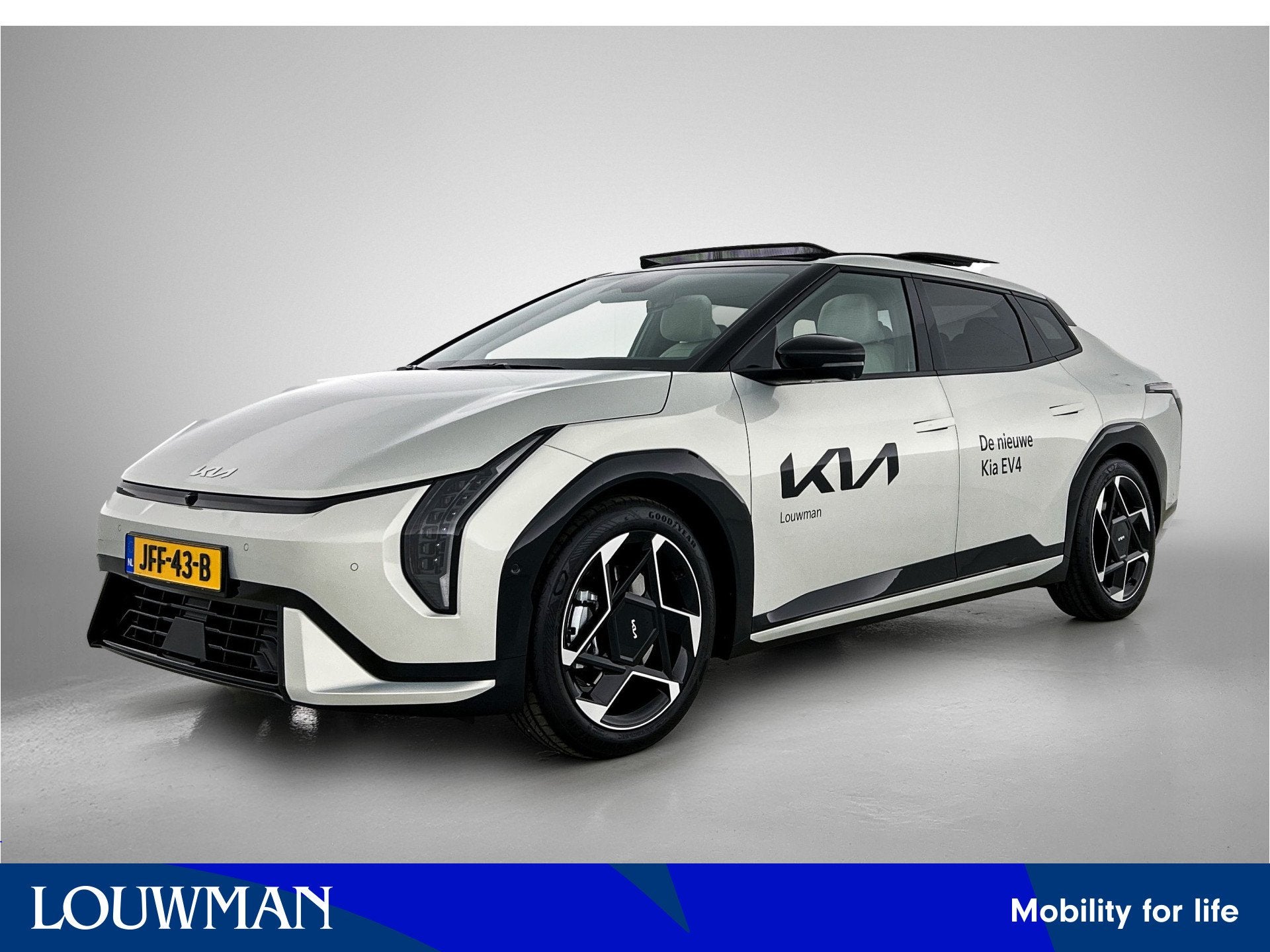 Kia EV4 GT-PlusLine 81.4 kWh | Company Car | 10 Jaar Garanti, Auto's, Zwart, 612 km, Adaptive Cruise Control, Kia Top Selectie