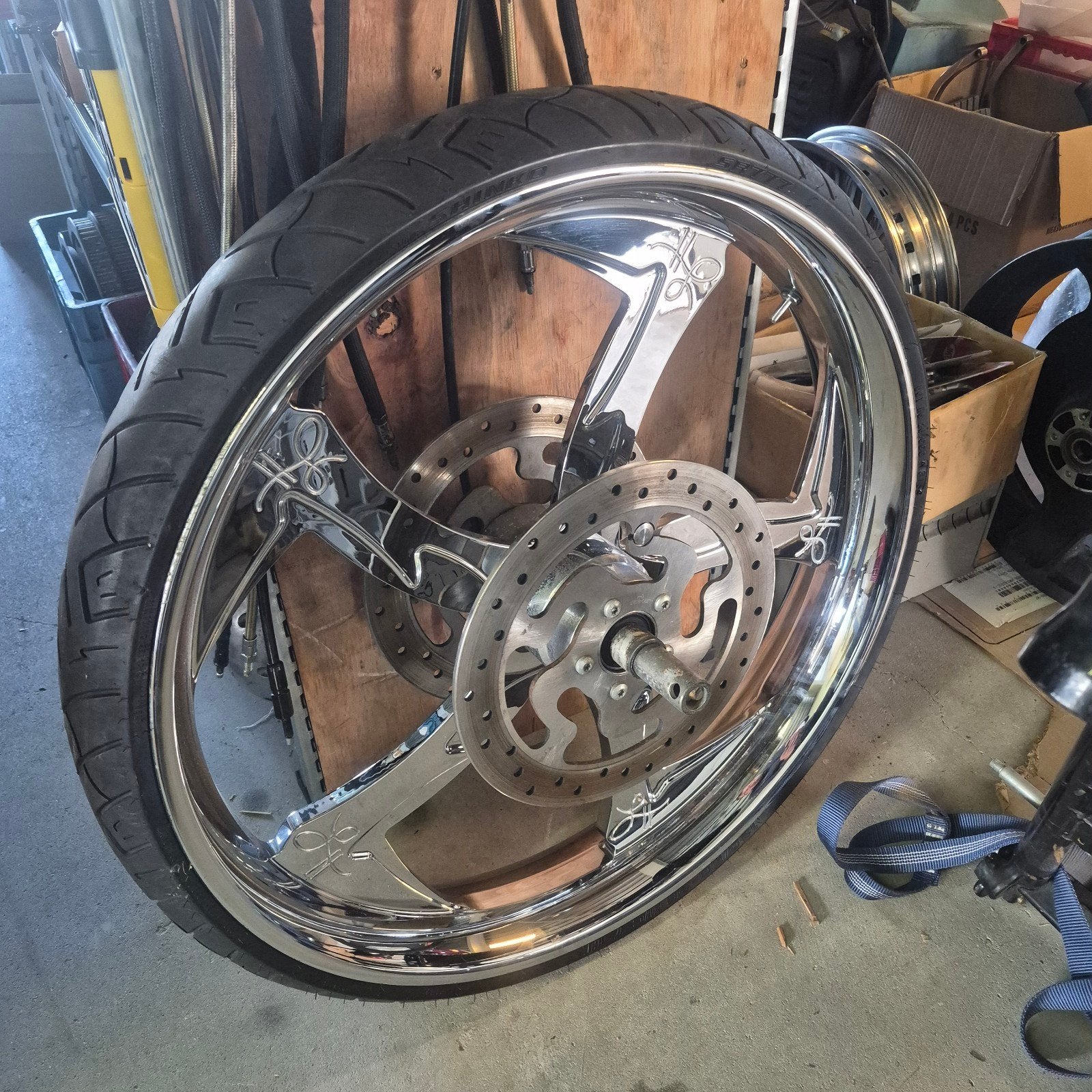 26 inch voorwiel voor Touring, Ophalen, Gebruikt