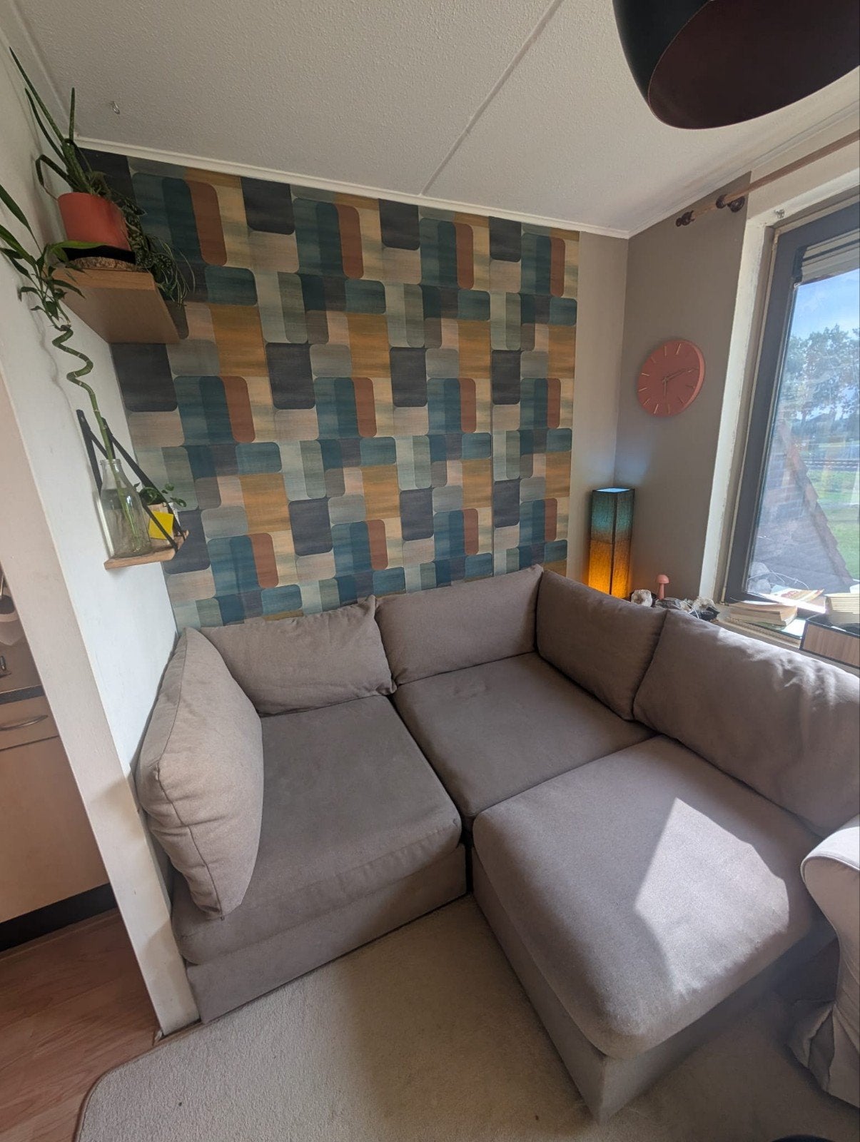 comfortabele 3-delige modulaire designbank, Huis en Inrichting, Ophalen, Gebruikt