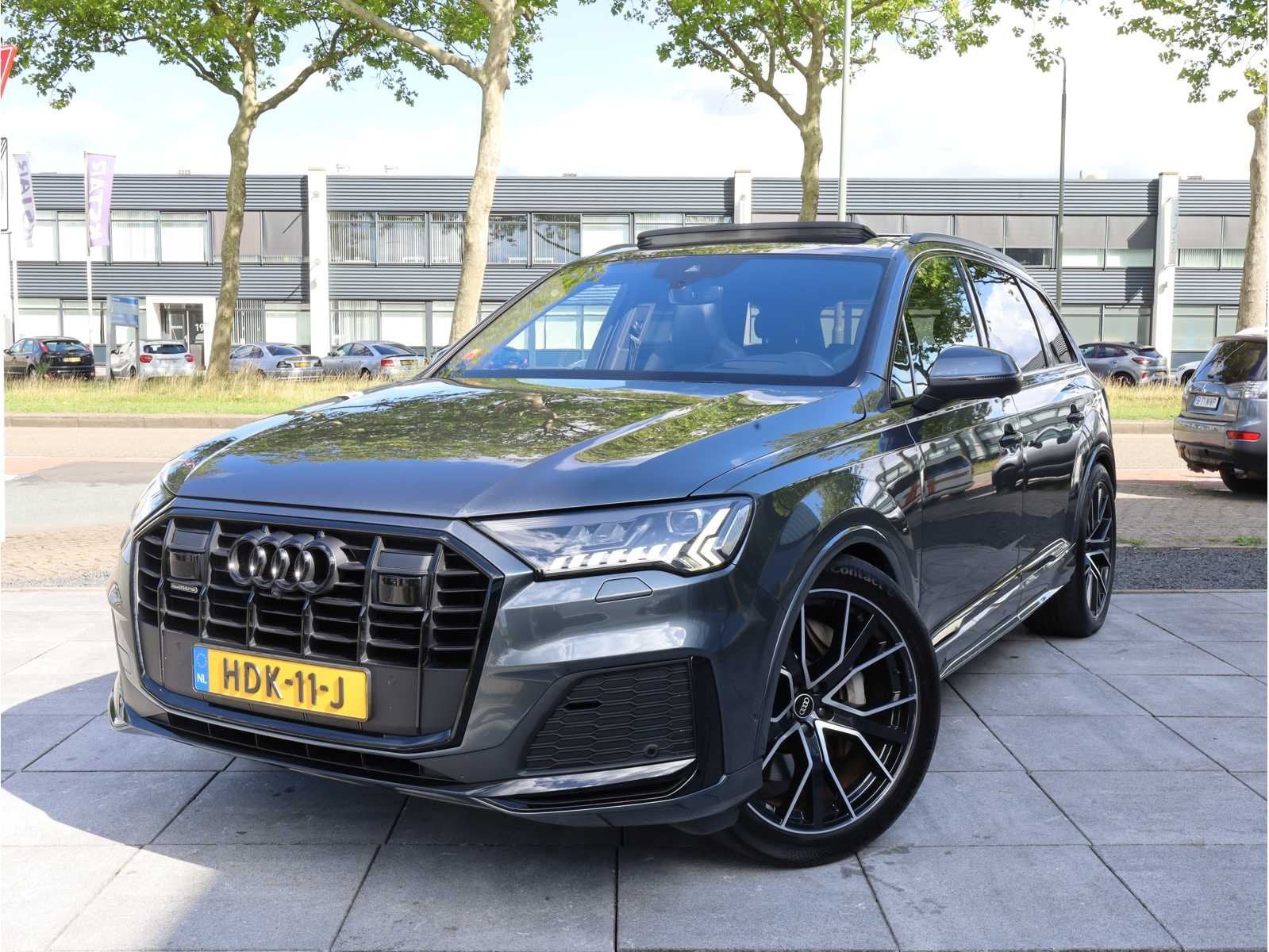 Audi Q7 55 TFSI e quattro S-Line 340PK Automaat 2021, HDK-11, Automaat, Gebruikt, Euro 6, Bedrijf