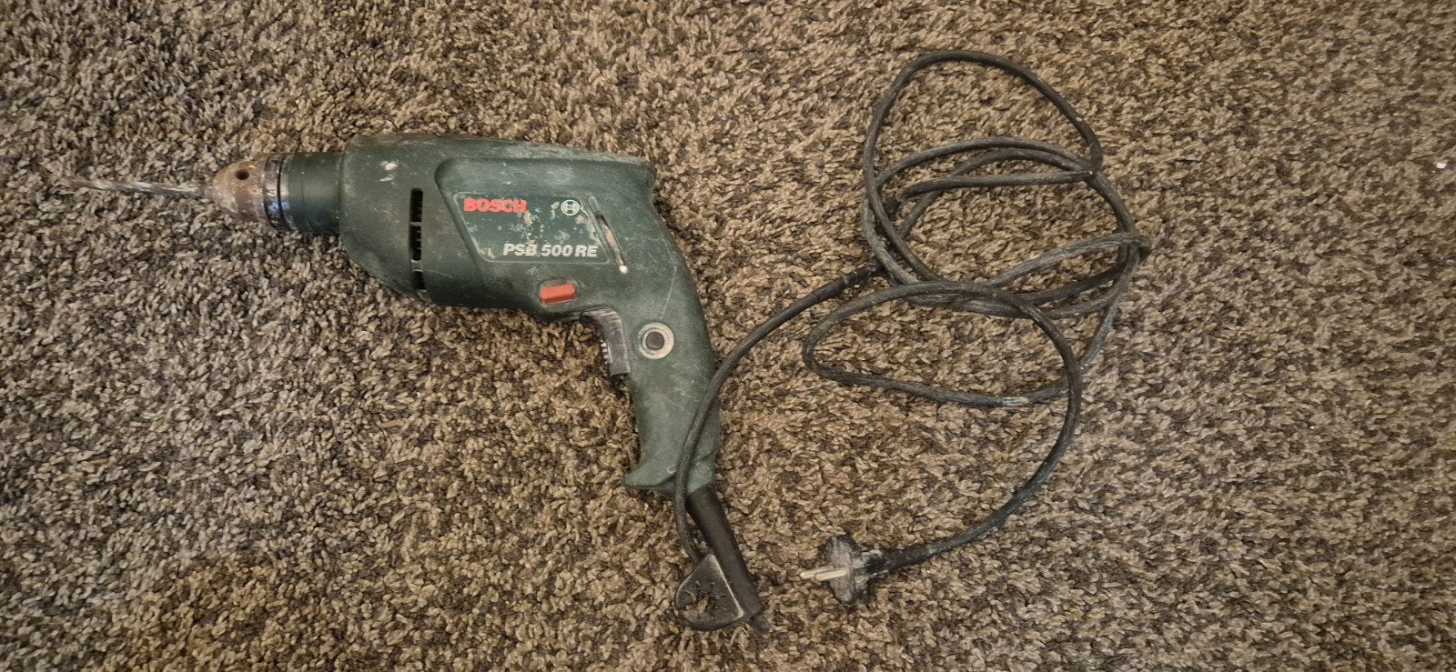 Bosch PSB 500 RE Klopboormachine - Gebruikt, Gebruikt, Klopboormechanisme, 400 tot 600 watt, Ophalen