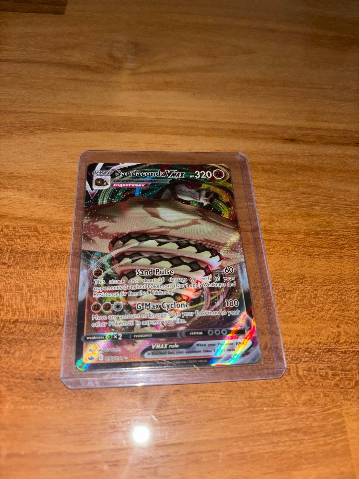 Sandaconda VMAX Pokémon kaart, Hobby en Vrije tijd, Verzamelkaartspellen | Pokémon, Zo goed als nieuw, Losse kaart, Ophalen