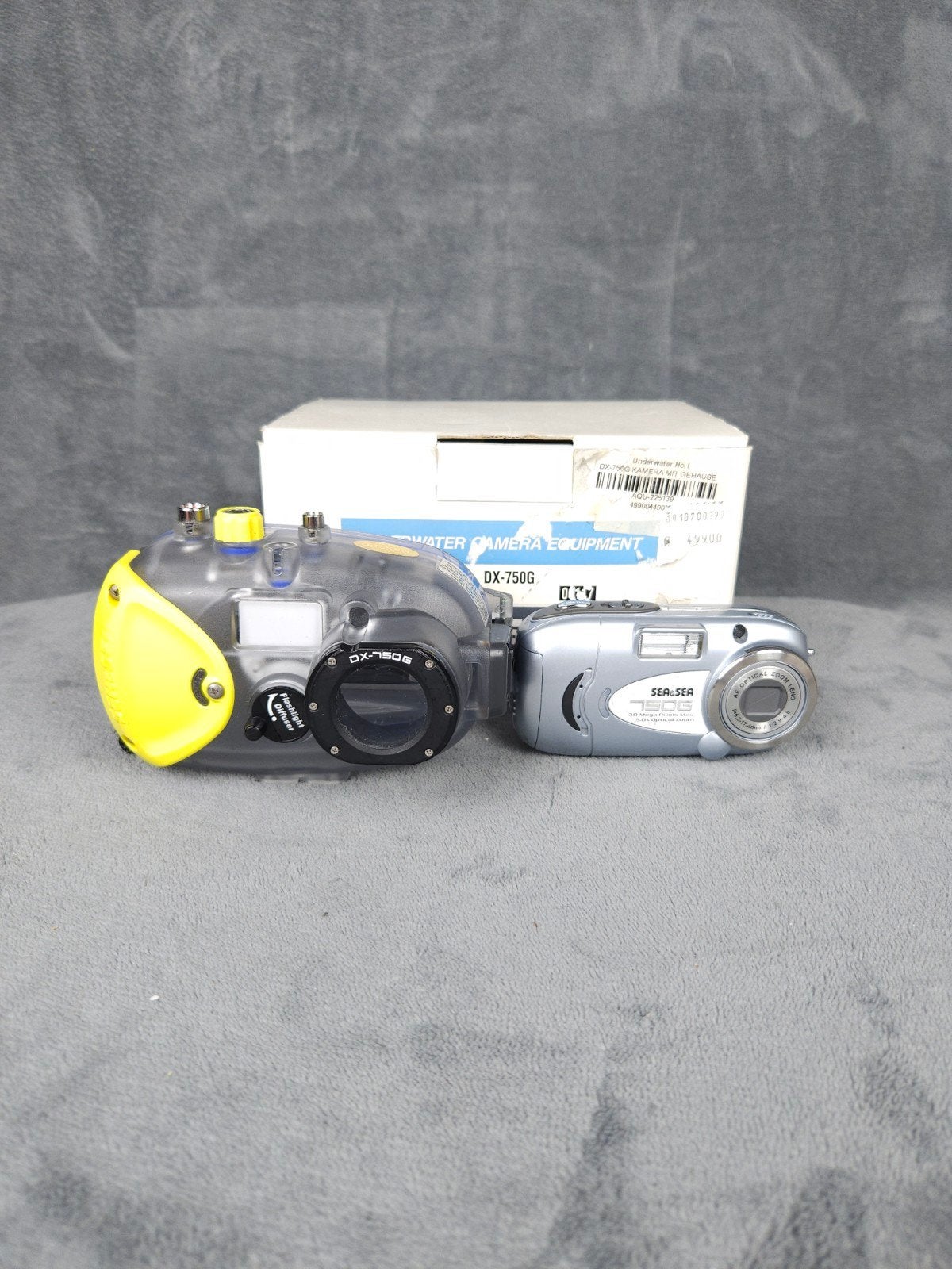 Sea Sea DX 750G 7MP Camera Digicam Box Vintage Retro Diving, ., Ophalen of Verzenden, Zo goed als nieuw, .
