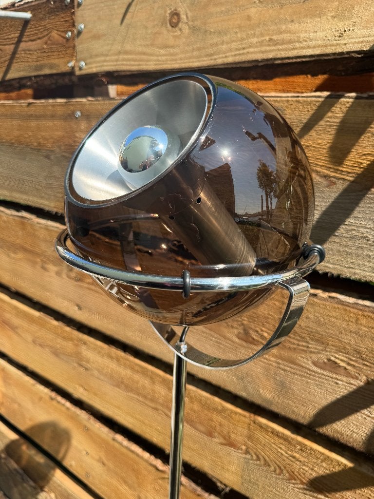 Raak | Frank Ligtelijn | Staande lamp | Geheel Hersteld |, Ophalen, Vintage | Design | Staande Lamp | Kristal, E27 (groot), 150 tot 200 cm