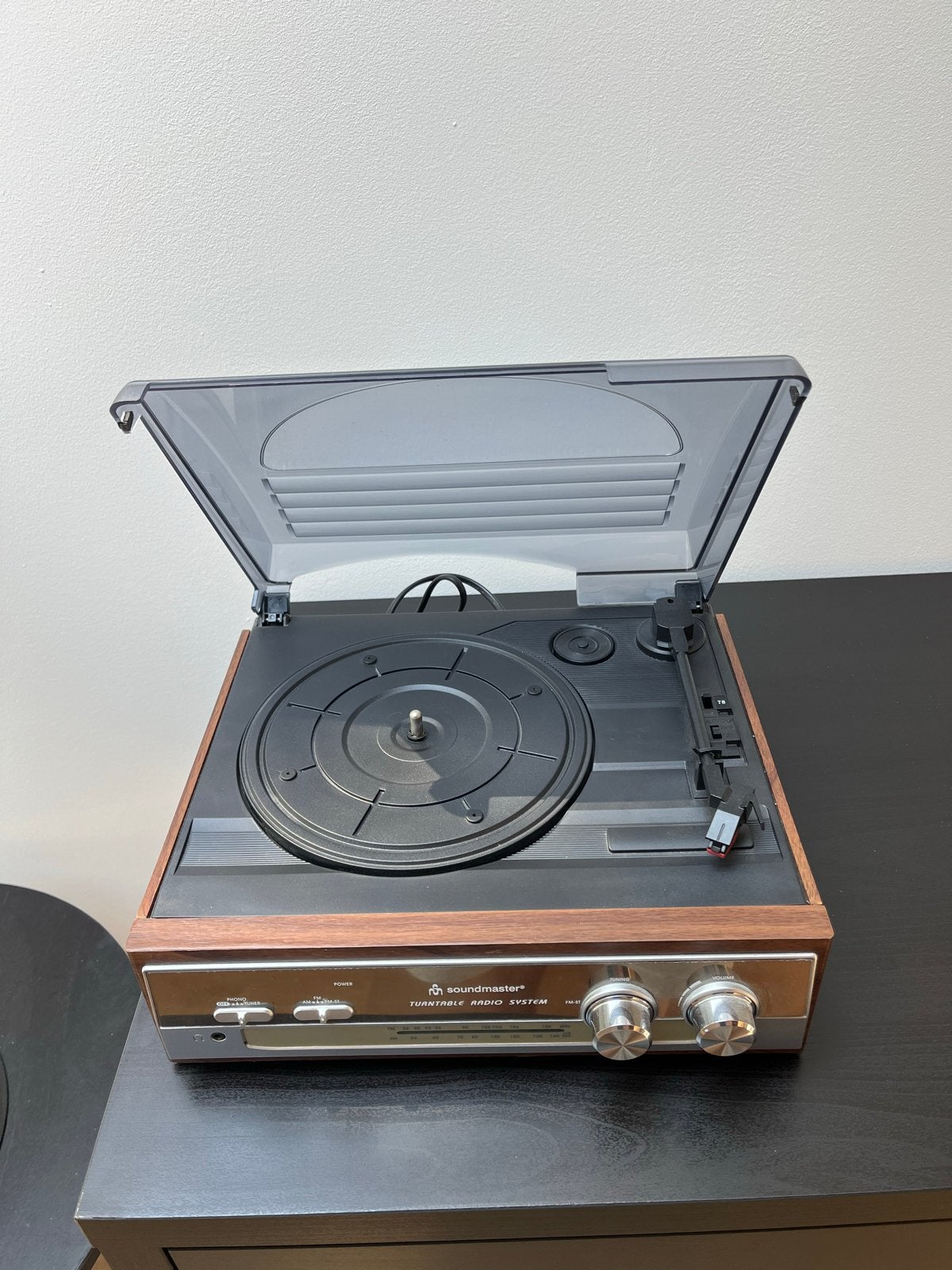 Soundmaster Platenspeler Radio Systeem - Zo goed als nieuw, Audio, Tv en Foto, Platenspelers, Ophalen of Verzenden, Zo goed als nieuw