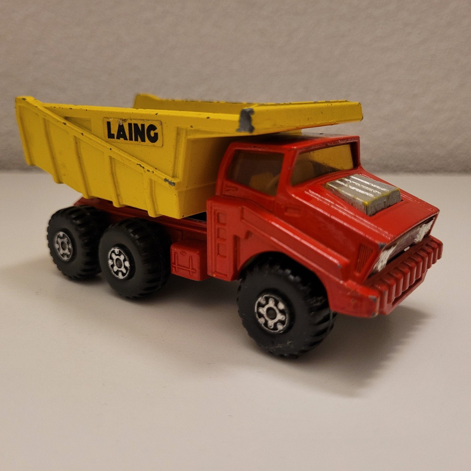 Matchbox Superkings K-4 big tipper dump truck uit 1973, Ophalen of Verzenden, Gebruikt