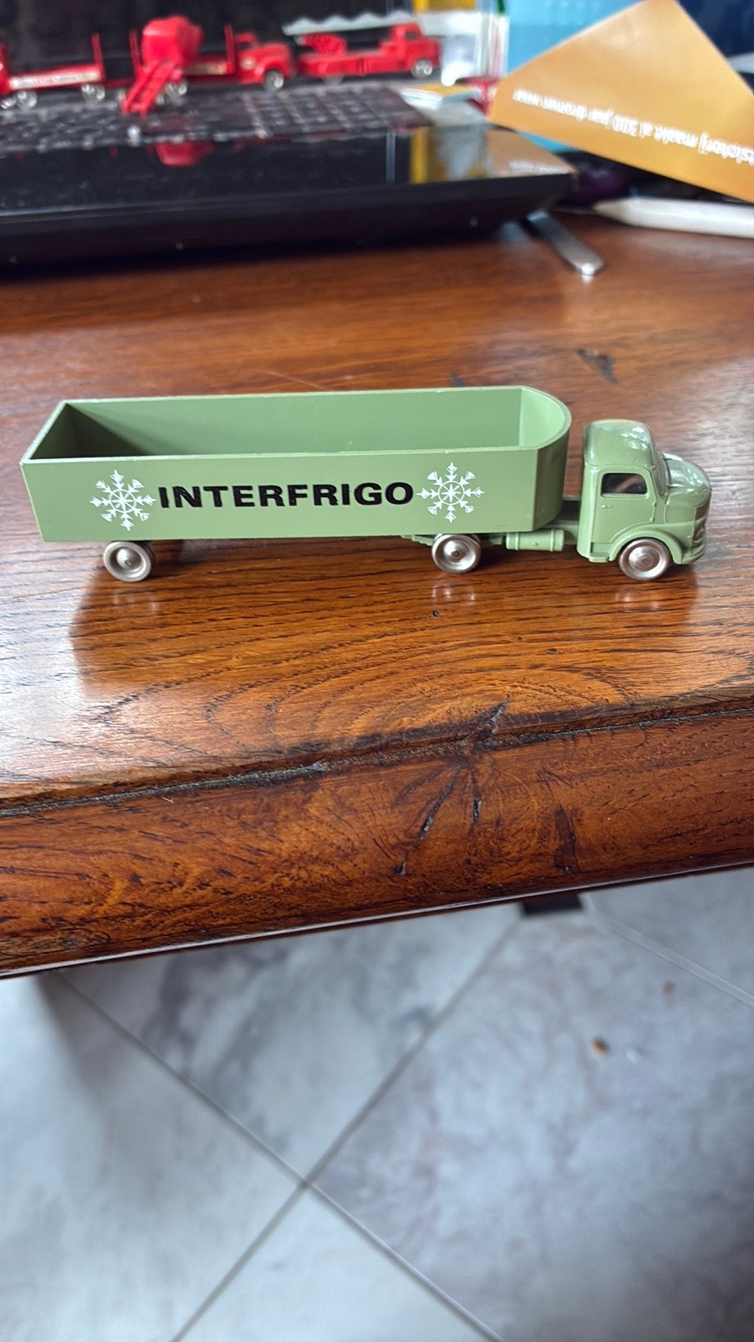 Lego 657 mercedes interfrigo 1:87, Ophalen of Verzenden, Gebruikt, Bus of Vrachtwagen, Overige merken