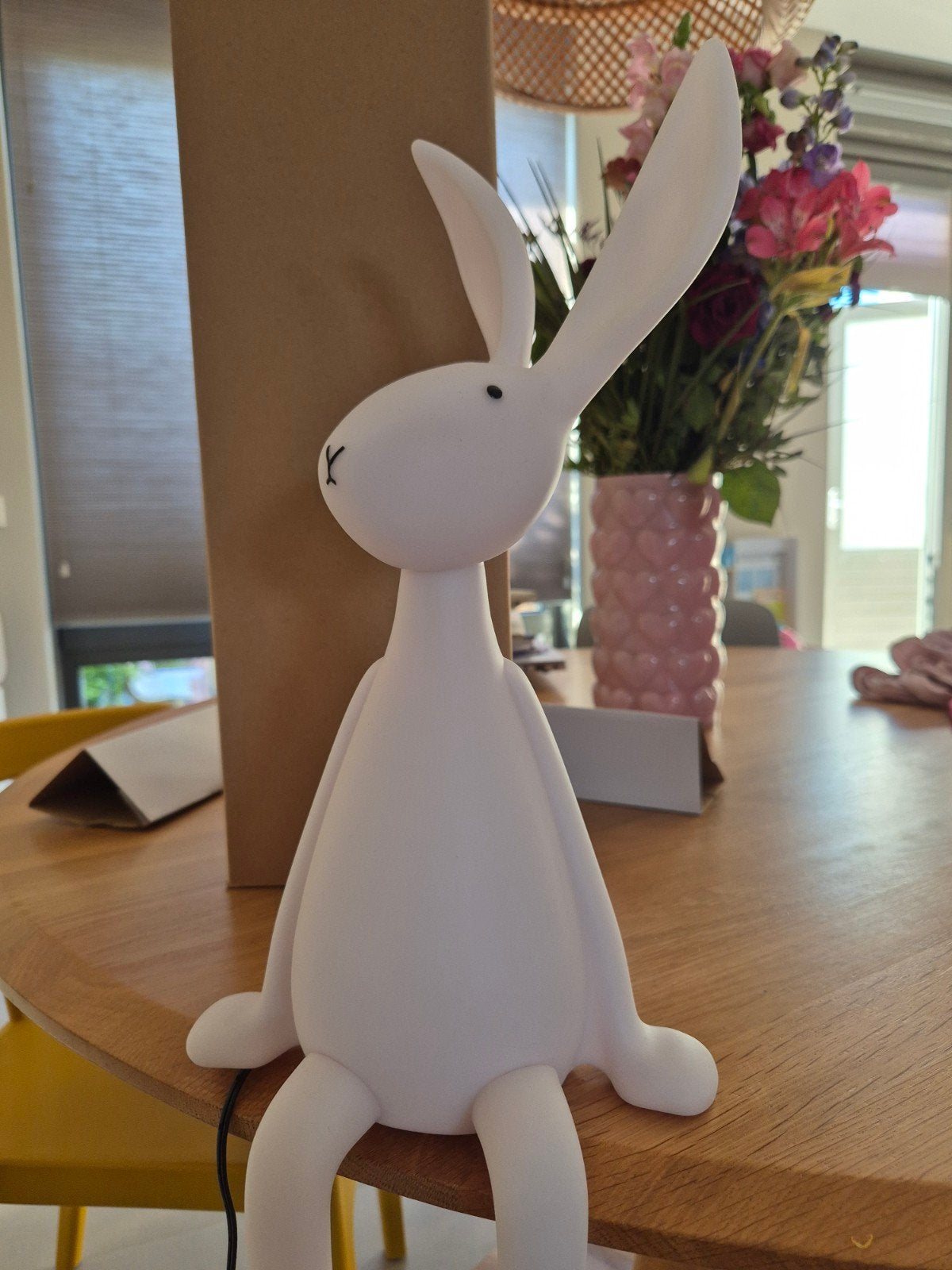 Joseph le Lapin witte konijnenlamp - Als nieuw, Wit, Overige merken, Kunststof, Nieuw