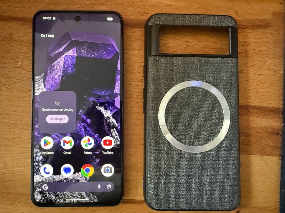 Google Pixel 8 128GB - Krasvrij en zo goed als nieuw, Overige modellen, Ophalen of Verzenden, Zo goed als nieuw, Zonder simlock