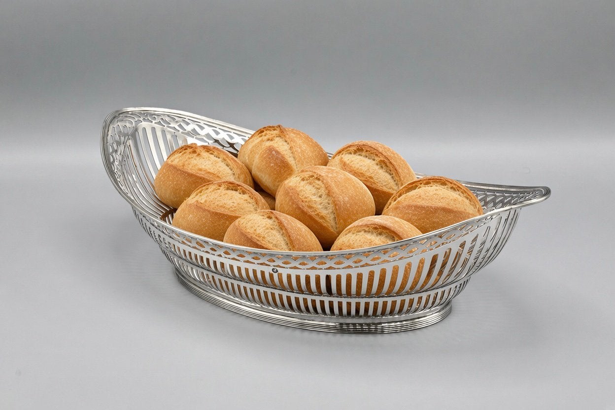 Zilveren broodmand, 1930, Ophalen of Verzenden, Zilver
