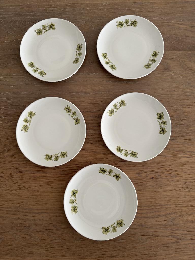 Kahla porseleinen borden, doorsnede 19 cm, 5 stuks, Huis en Inrichting, Keuken | Servies, Ophalen of Verzenden, Zo goed als nieuw