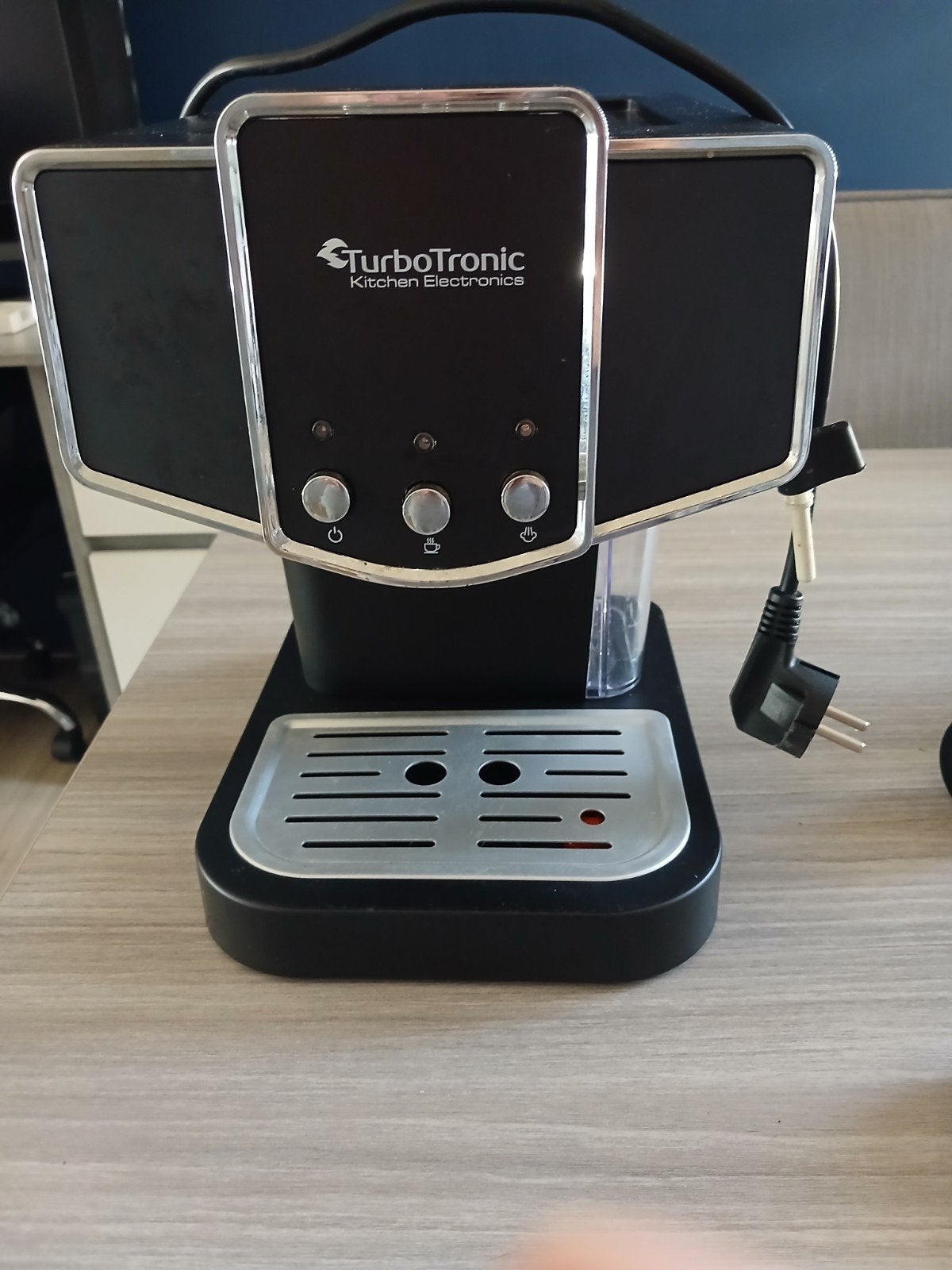 TurboTronic Espresso Apparaat - Zwart, Espresso apparaat, Gemalen koffie, Ophalen of Verzenden, Zo goed als nieuw