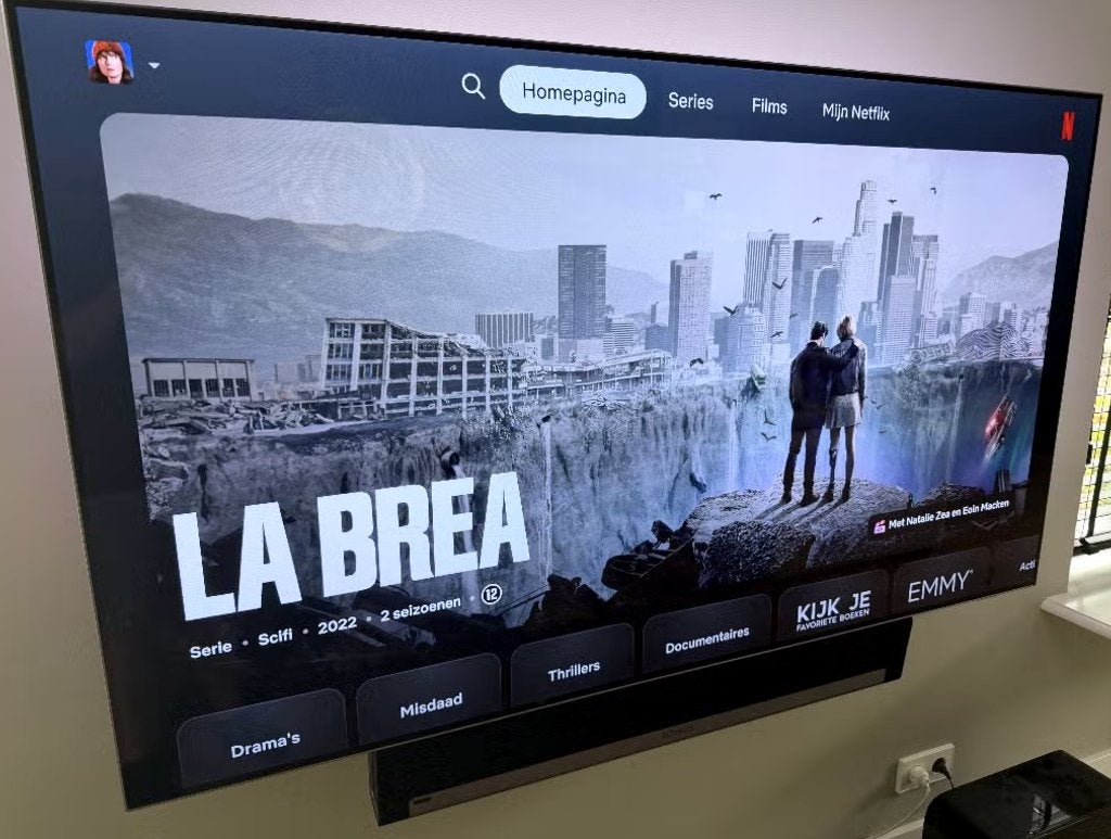 Philips650LED804/12 | 4K OLED TV | Sonos Playbar + 2 x Play1, Ophalen, Philips, Zo goed als nieuw, 100 cm of meer