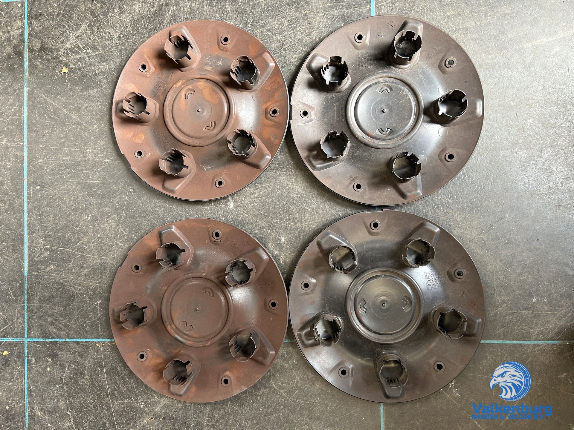ORIGINELE Ford Transit Custom naafkap naafdop wieldop set zw, Auto diversen, Wieldoppen, Gebruikt, -, Verzenden, -