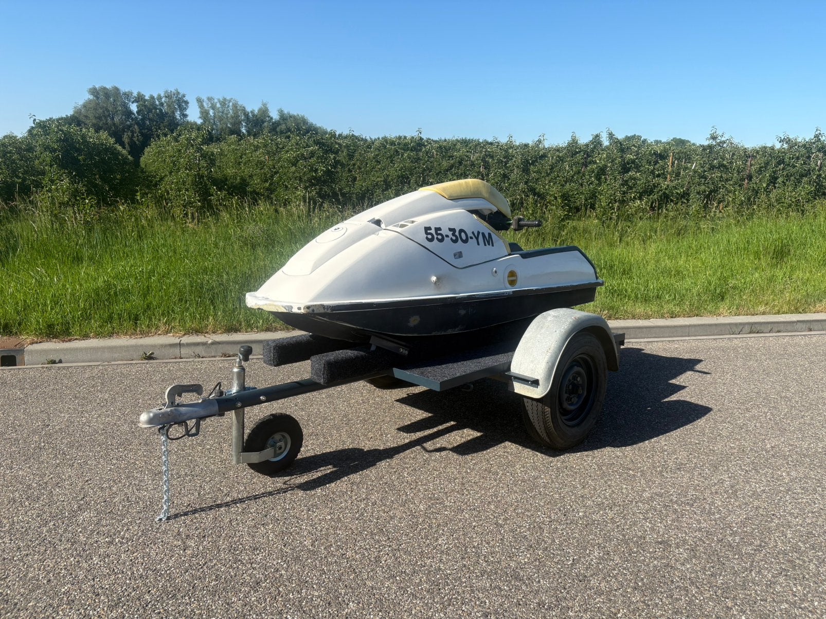 Kawasaki sx 650 jetski waterscooter met jetloader trailer, Ophalen, Gebruikt, Overige automerken