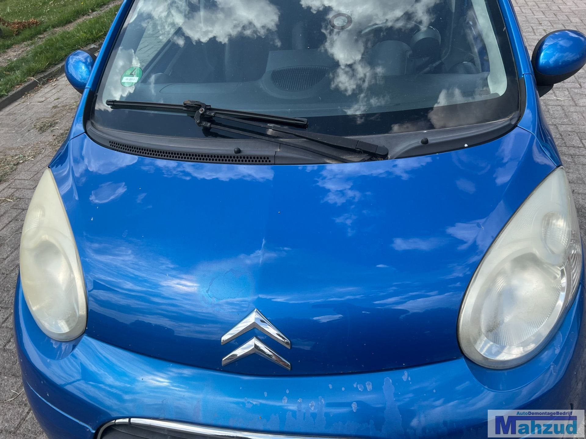 CITROEN C1 Blauw ELX motorkap 2005-2014, Auto-onderdelen, Gebruikt, Citroën, Stellantis N.V., Ophalen of Verzenden