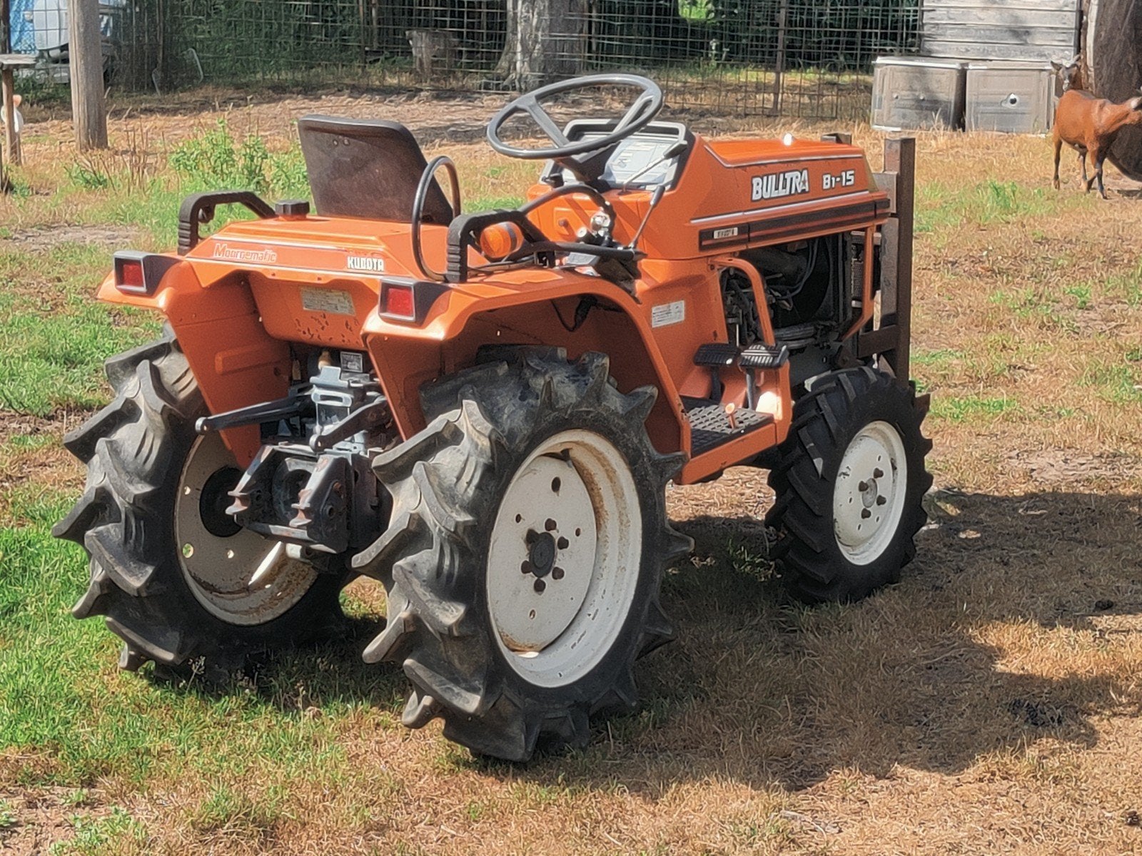 tractor b15 minitractor, Ophalen