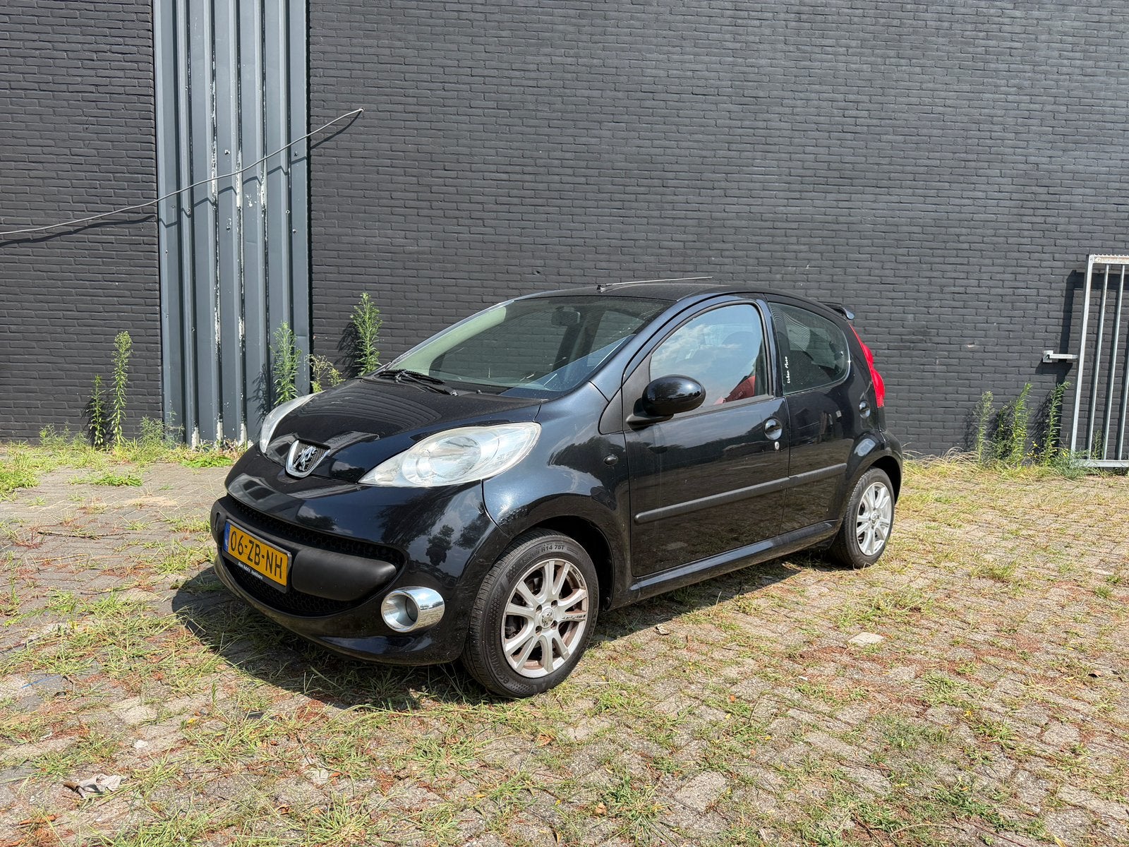 Peugeot 107 1.0 12V 5DR 2007 Zwart Airco/elek-ramen/APK, Voorwielaandrijving, 4 stoelen, Origineel Nederlands, Bedrijf