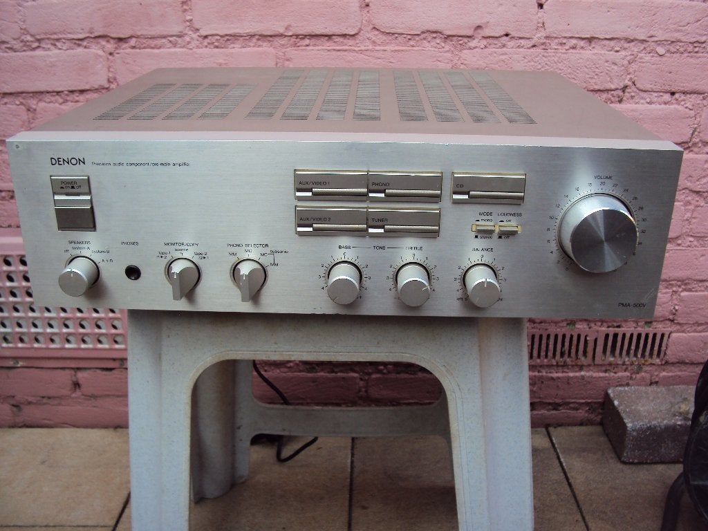 Denon PMA 500V.     Nakijken,speelt wel., Ophalen, Gebruikt, Denon, 60 tot 120 watt