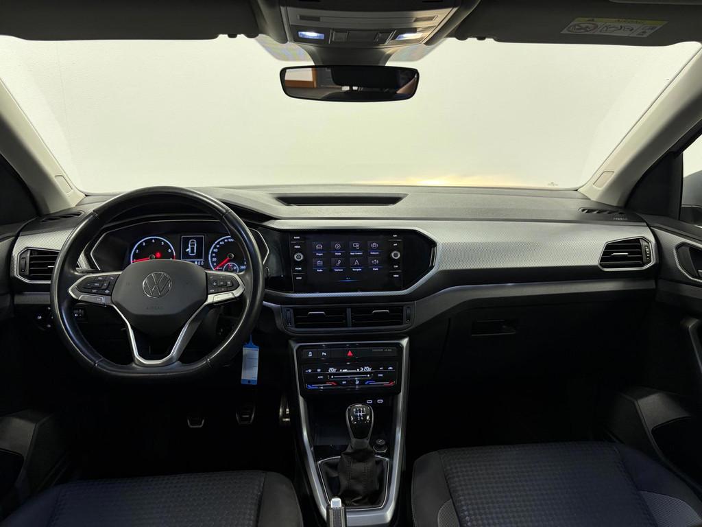 Volkswagen T-CROSS 1.0 TSI Style*Camera*Airco*Apple/ Android, Auto's, Volkswagen, T-Cross, Gebruikt, Euro 6, Zwart