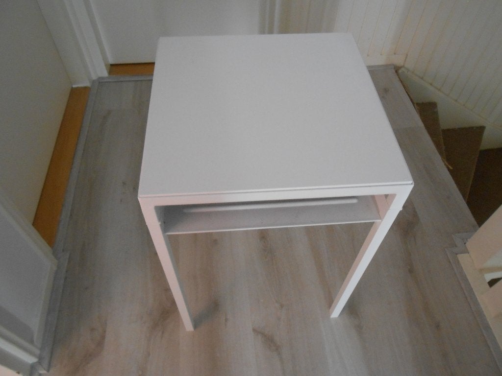 2 bijzettafeltje Ikea Wit, Huis en Inrichting, Minder dan 55 cm, Vierkant, Zo goed als nieuw, Ophalen