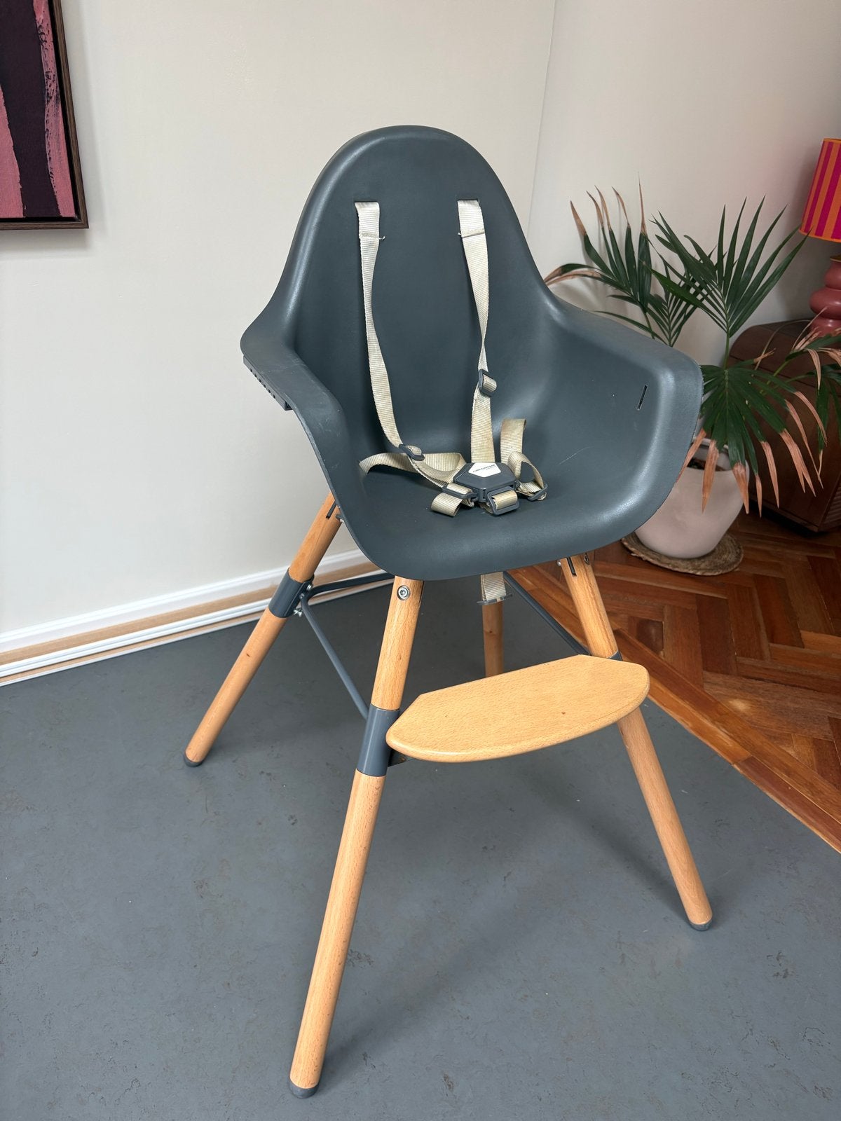 Childhome Evolu 2 meegroeistoel met extra lange poten, Ophalen, Gebruikt, Meegroeistoel, Gordel(s)