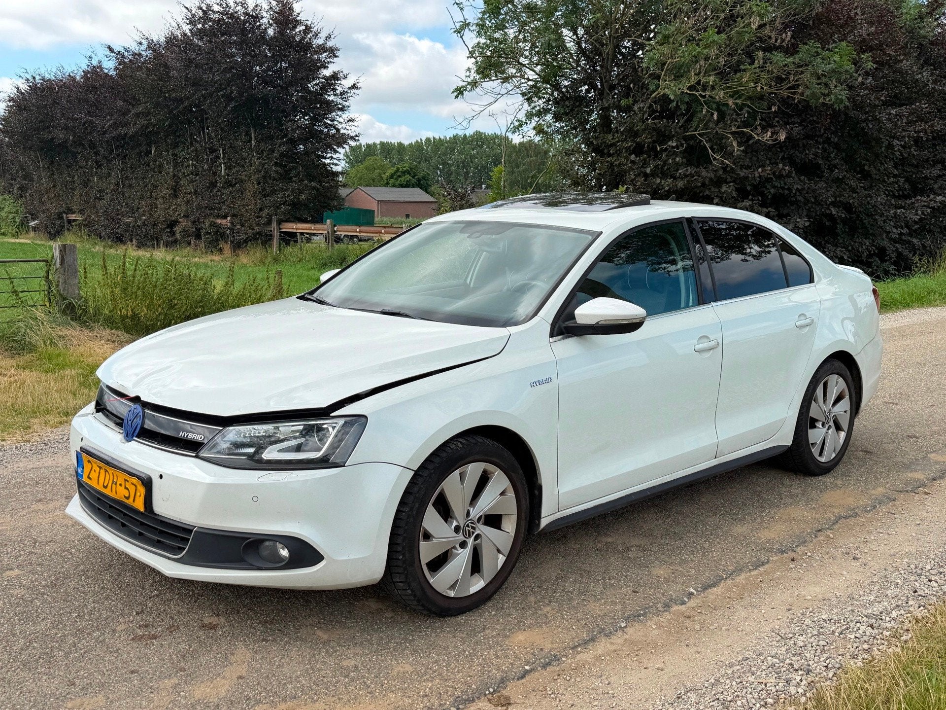 Volkswagen Jetta 1.4 TSI Hybrid Highline LICHTE SCHADE , Wel, Auto's, Volkswagen, Stof, Gebruikt, 4 cilinders, 150 pk