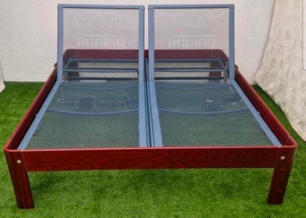 Auping Auronde Bed 160x200cm 48cm hoog (Seniorenhoogte), ., Tweepersoons, Ophalen of Verzenden, .